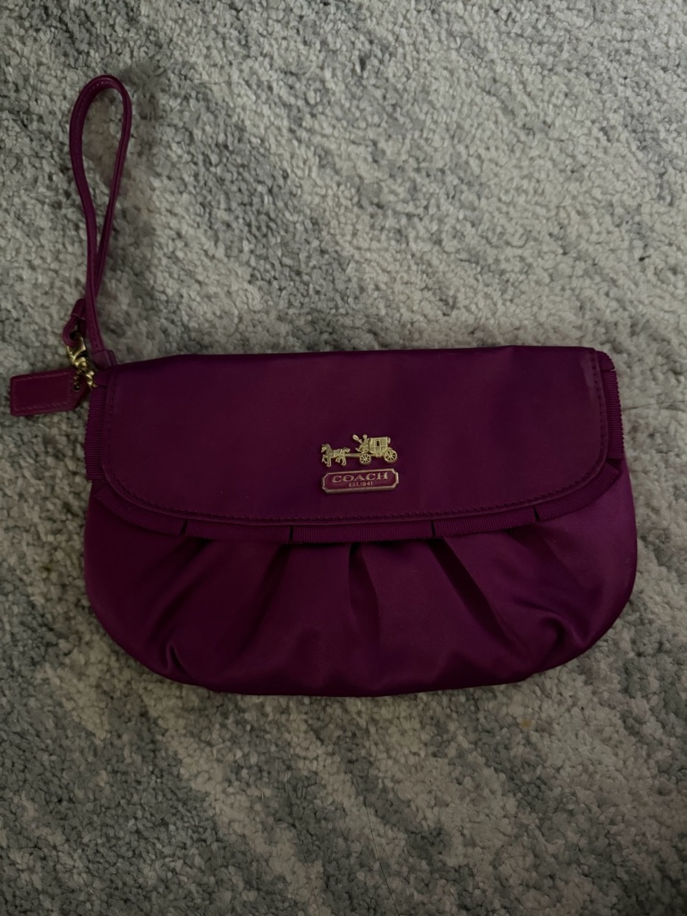 2 for the price of 1- Coach Purple Wristlet Clutches